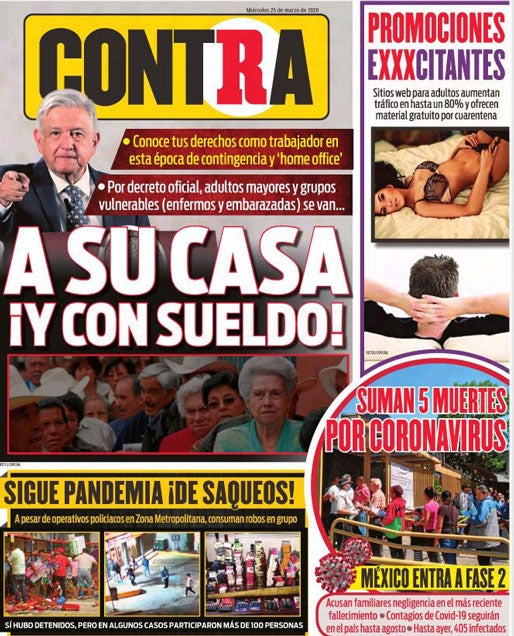 Portada 25 Marzo 2020