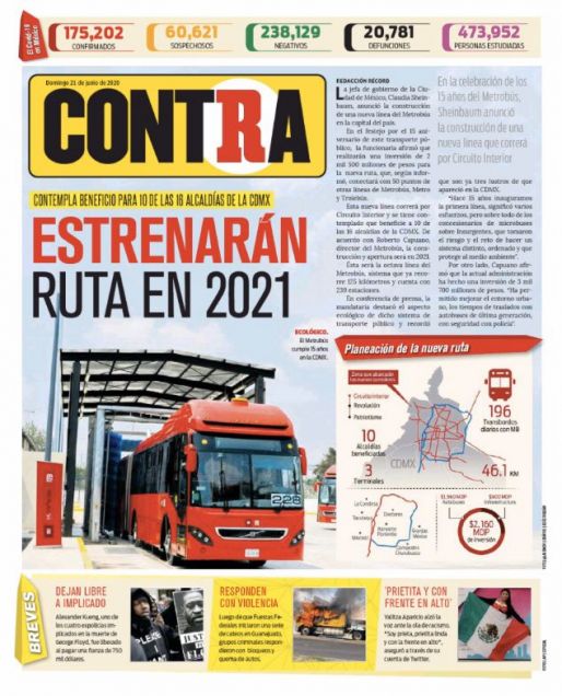 Portada 21 Junio 2020