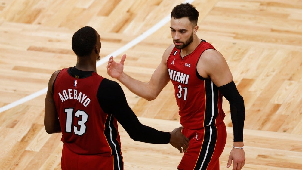 El Heat celebra la victoria 