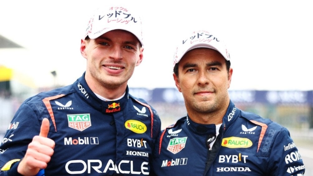 'Checo' Pérez y Max Verstappen