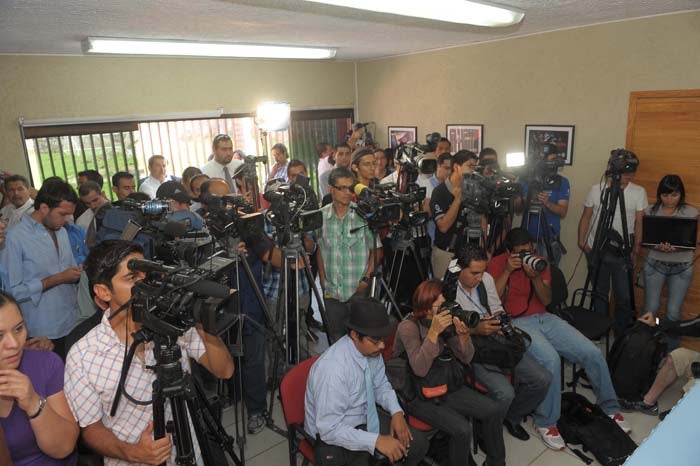 En conferencia, el técnico que llevara a la Sub-20 al tercer lugar en Colombia habló de su nuevo reto. FOTO: EVA BECERRA