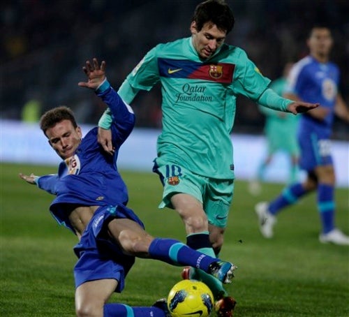 Lio Messi no fue capaz de anotar (FOTO: AP)