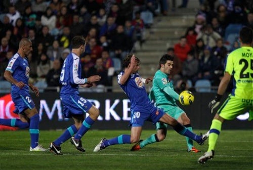 Villa tampoco pudo romper el cero (FOTO: AP)