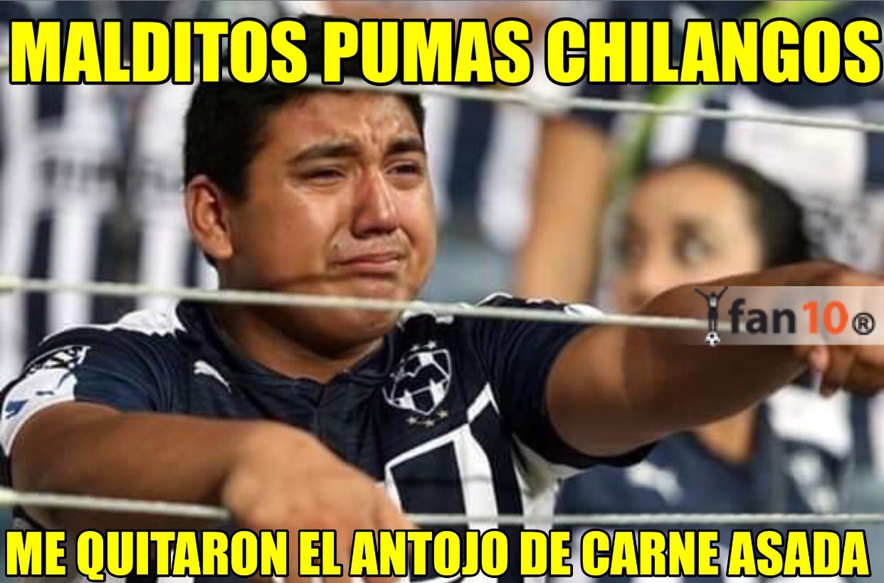 Pumas acabó con Rayados y los memes no tardaron en llegar | RÉCORD