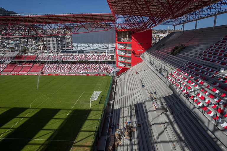 No obstante, sectores de las gradas aún no están al cien por ciento