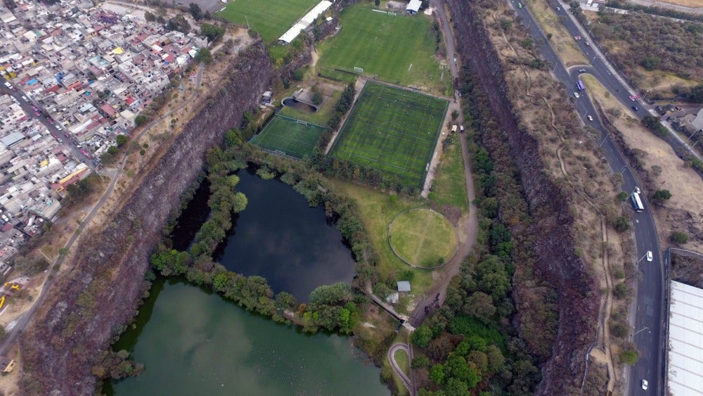 Un gran espacio natural se encuentra al lado del lugar donde el Club Universidad entrena