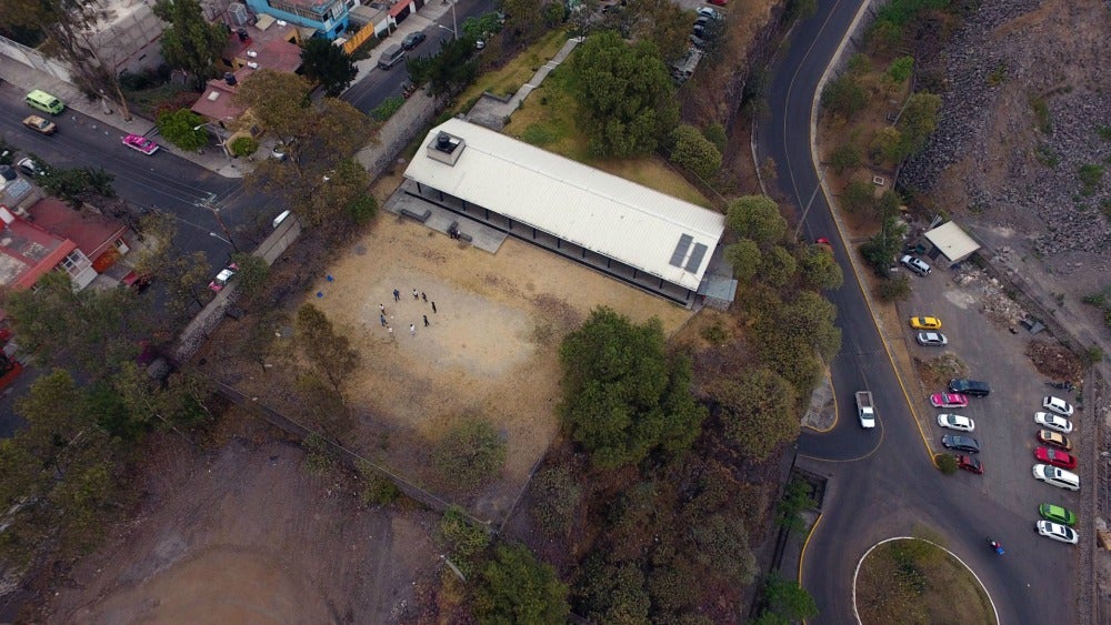 Este sería el terreno donde se construiría la casa club, la cual estará ubicada en la calle de Totonacas