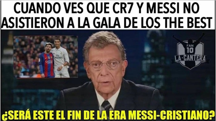 Disfruta De Los Mejores Memes De Los Premios The Best | RÉCORD