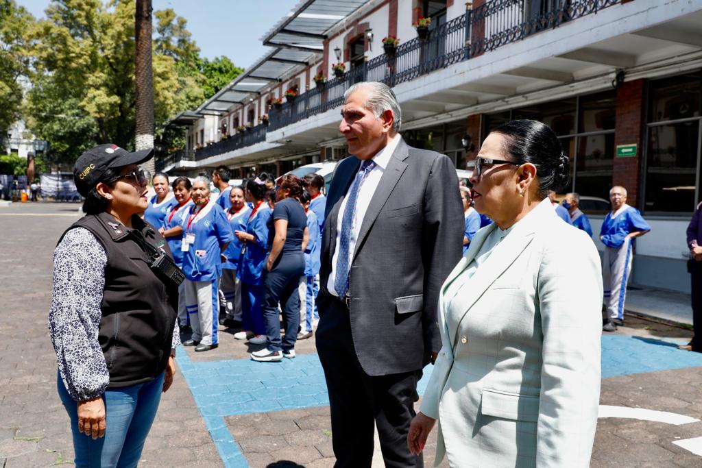 El Segrecatio de Gobernación participó en el Simulacro