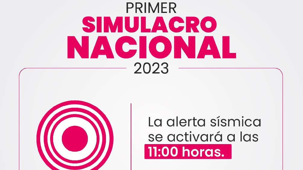 El primer Simulacro Nacional del año