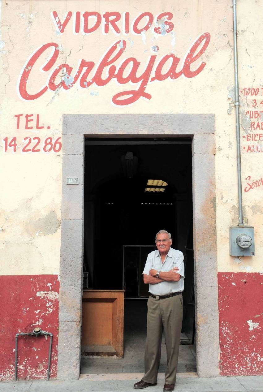 Tota Carbajal tenía una vidrieria