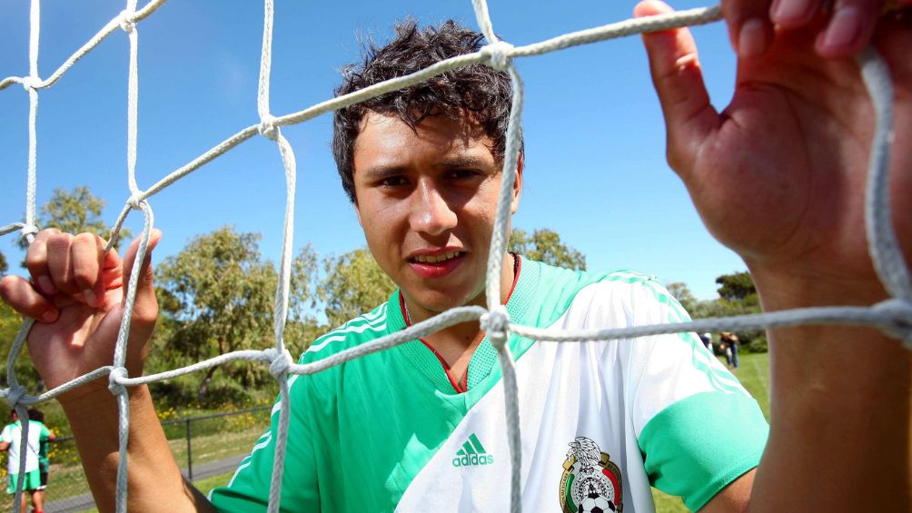 Domínguez debutó en la Selección Nacional en 2007 bajo el mando de Hugo Sánchez