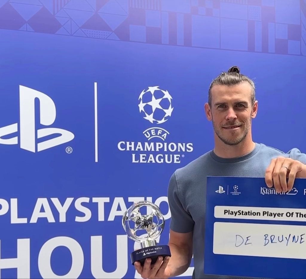 Gareth Bale en Estambul para la Final de Champions League