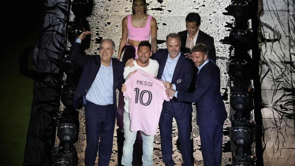 Messi fue presentado con Miami