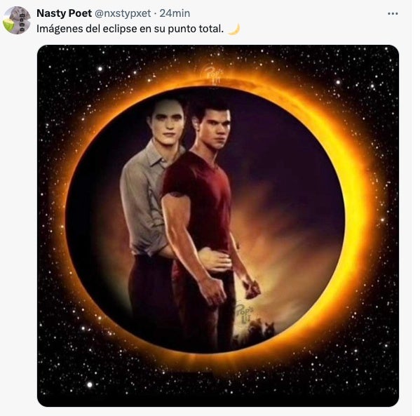 Los mejores memes que dejó el eclipse total solar 2024