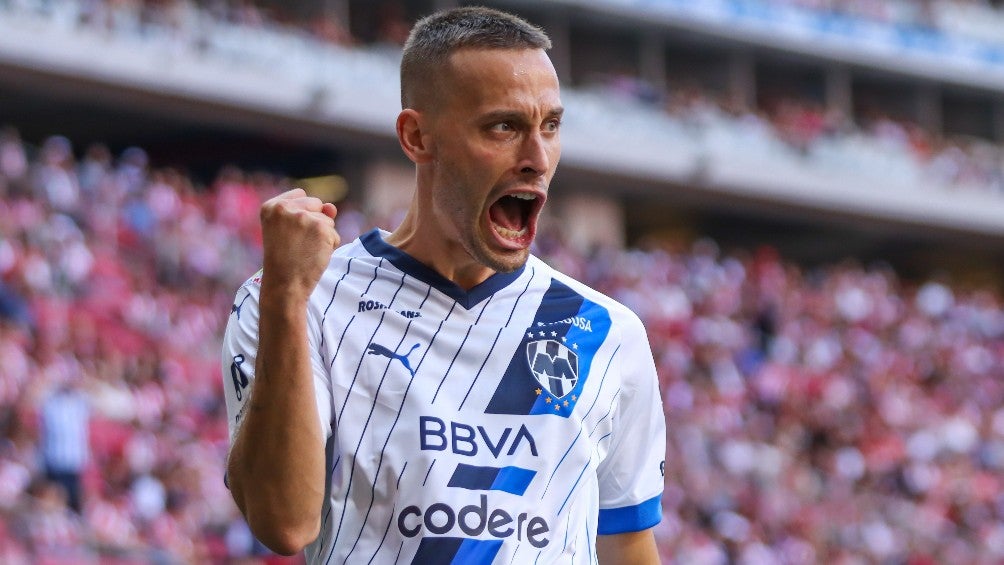 Sergio Canales celebra con Rayados | MEXSPORT