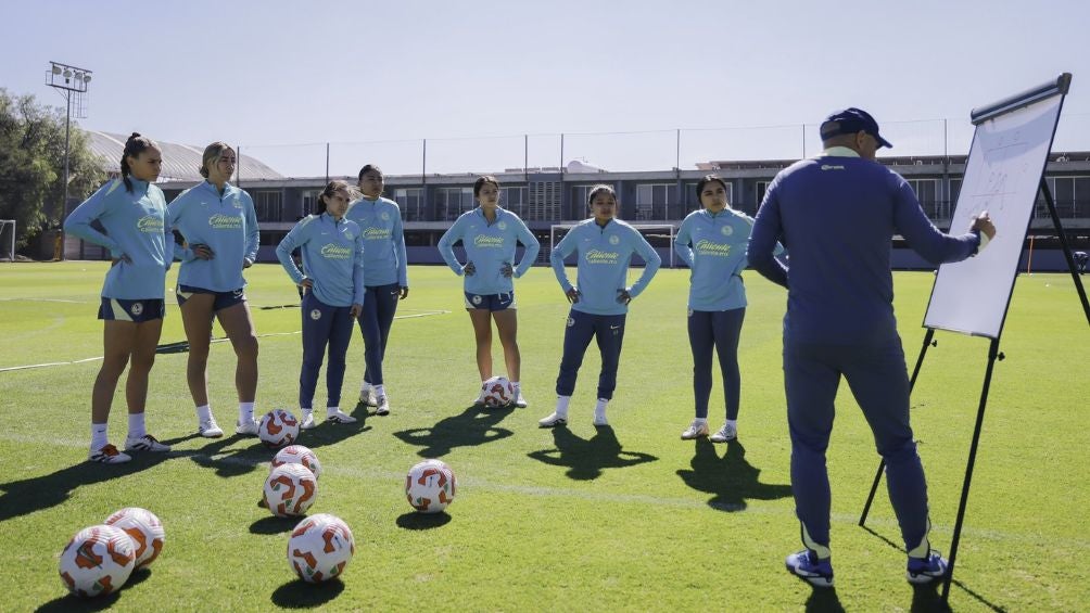 Así trabaja el América Femenil | TWITTER: @AmericaFemenil