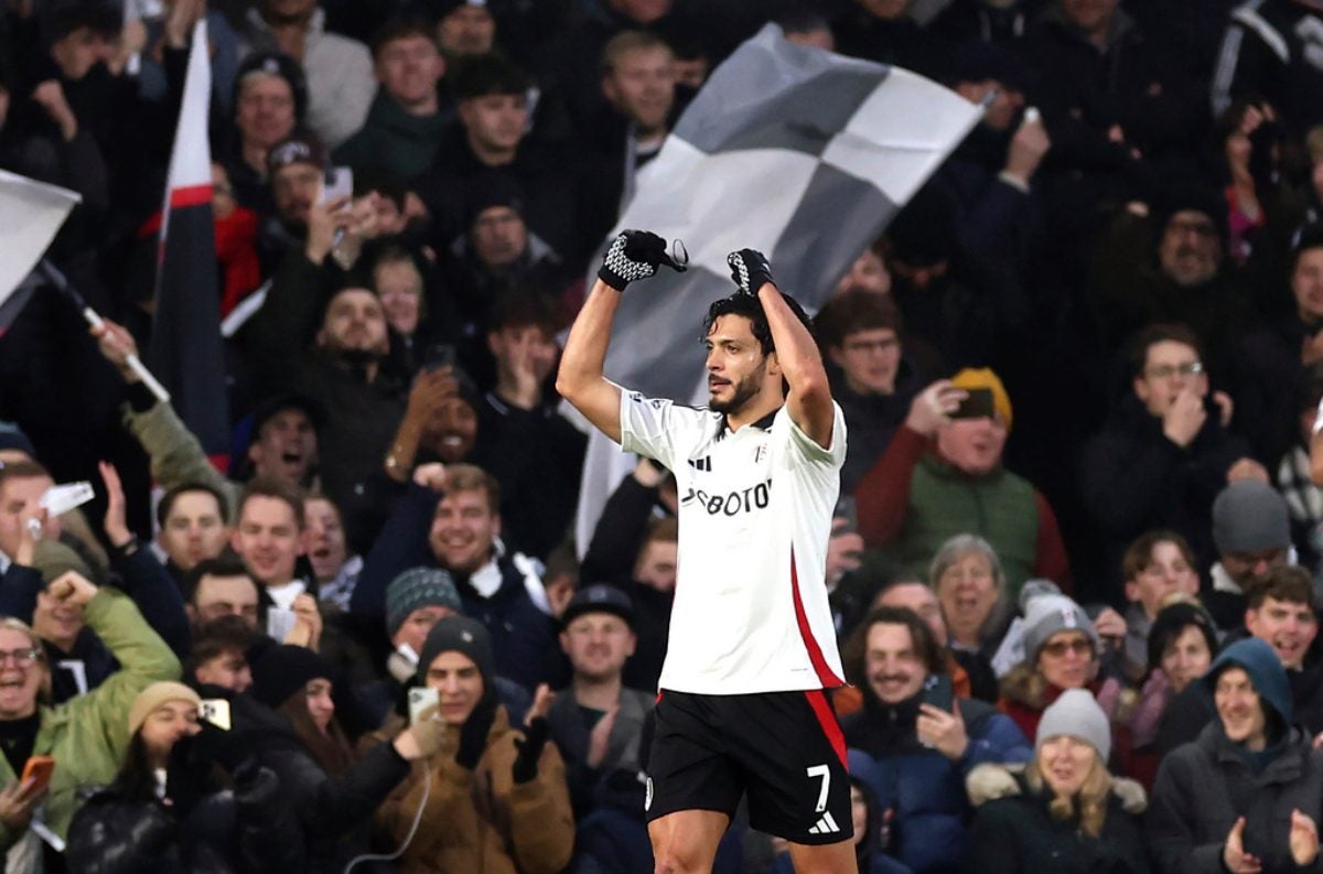 Jiménez en celebración de gol 