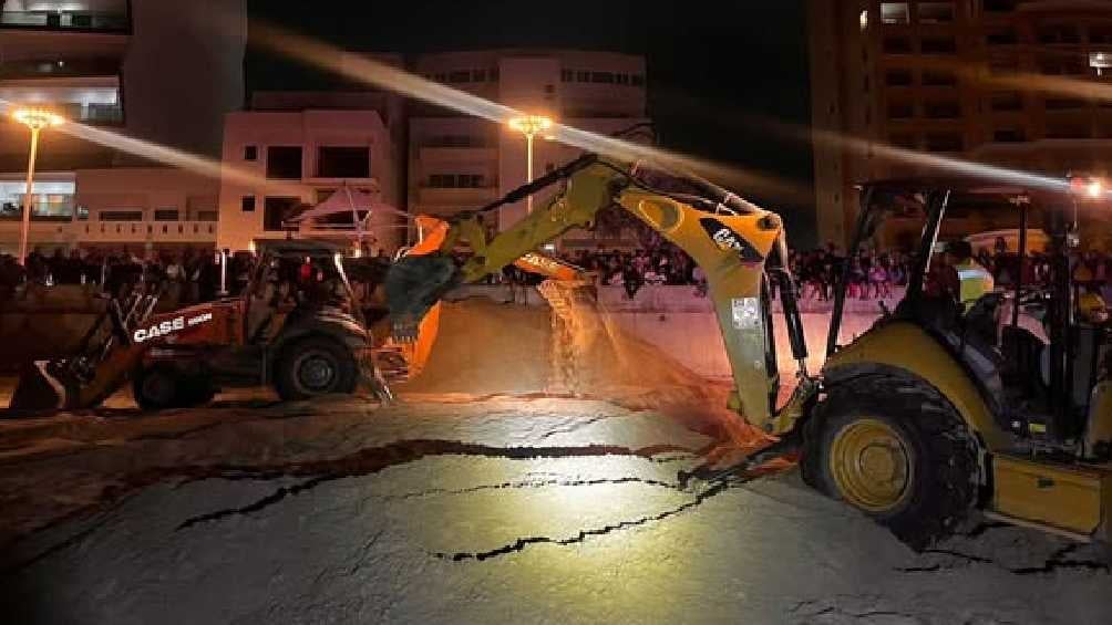 El cuerpo del animal fue enterrado en una de las playas/X