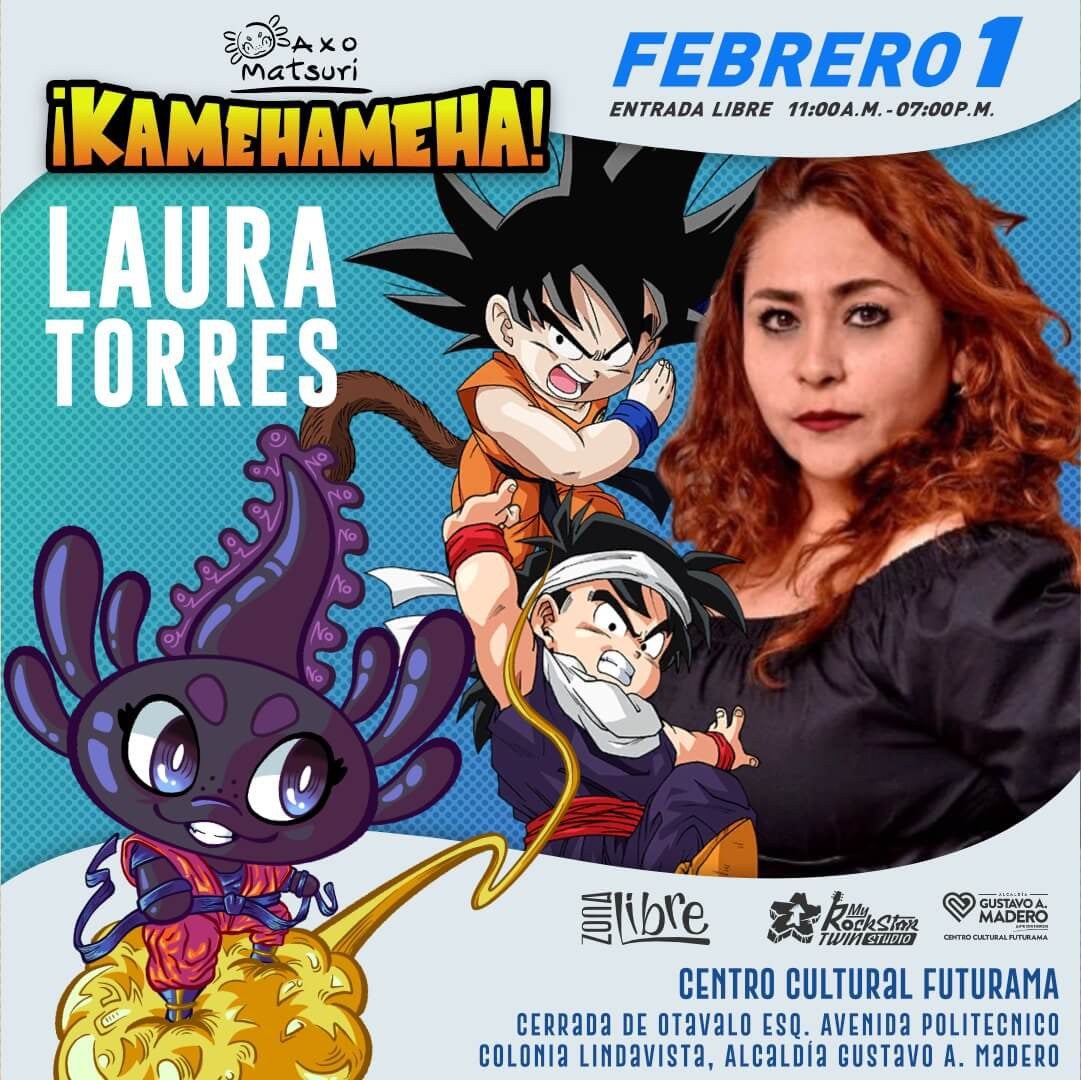 Laura Torres estará conviviendo con todos los fanáticos / IG: @axomatsuri