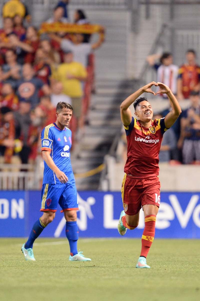 Carlos Salcedo como futbolista de Real Salt Lake