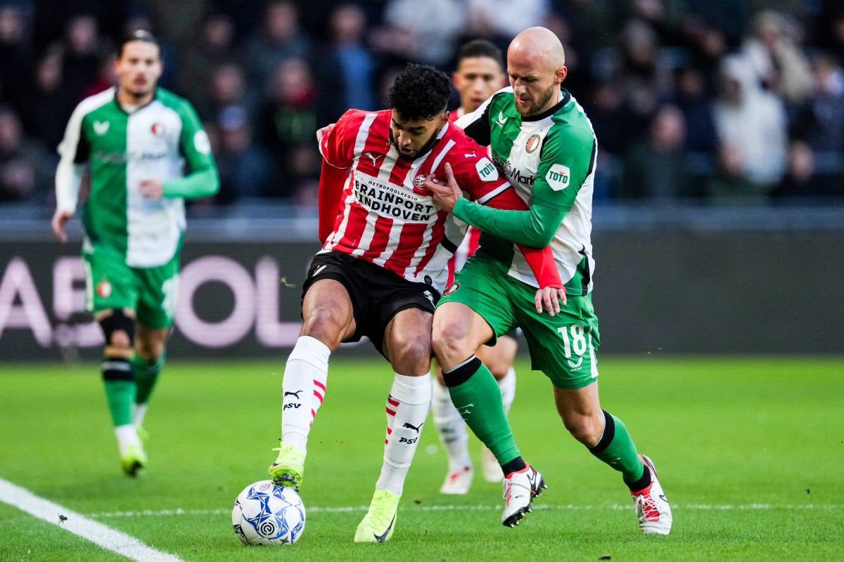 PSV dominó de principio a fin el partido ante Feyenoord | X: @PSV