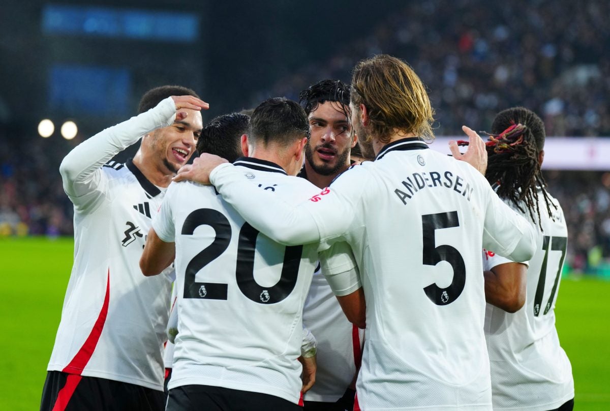 Raúl Jiménez en celebración con Fulham 