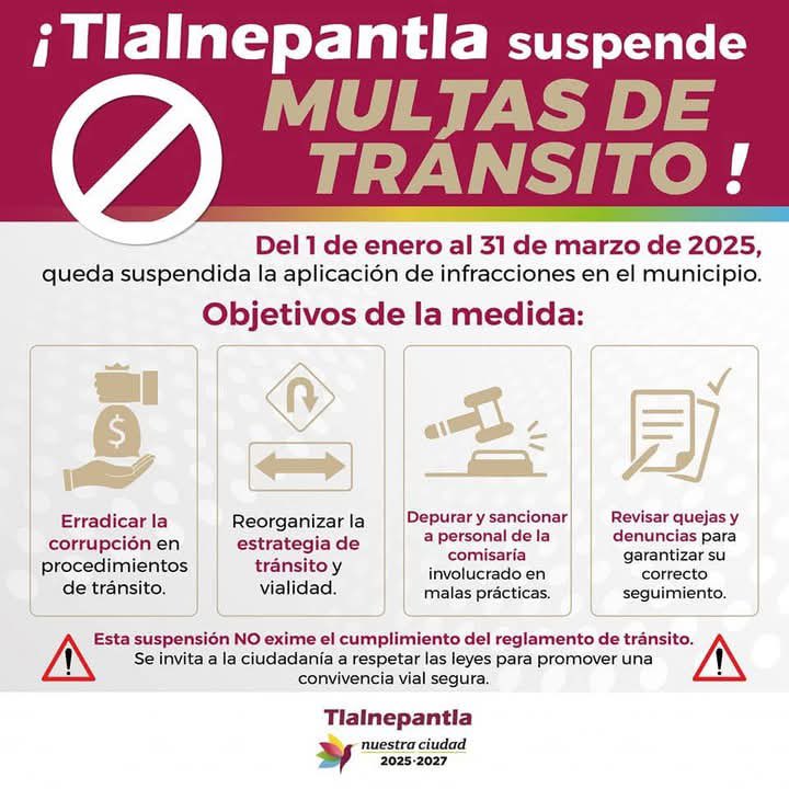 Tlanepantla libre de multas