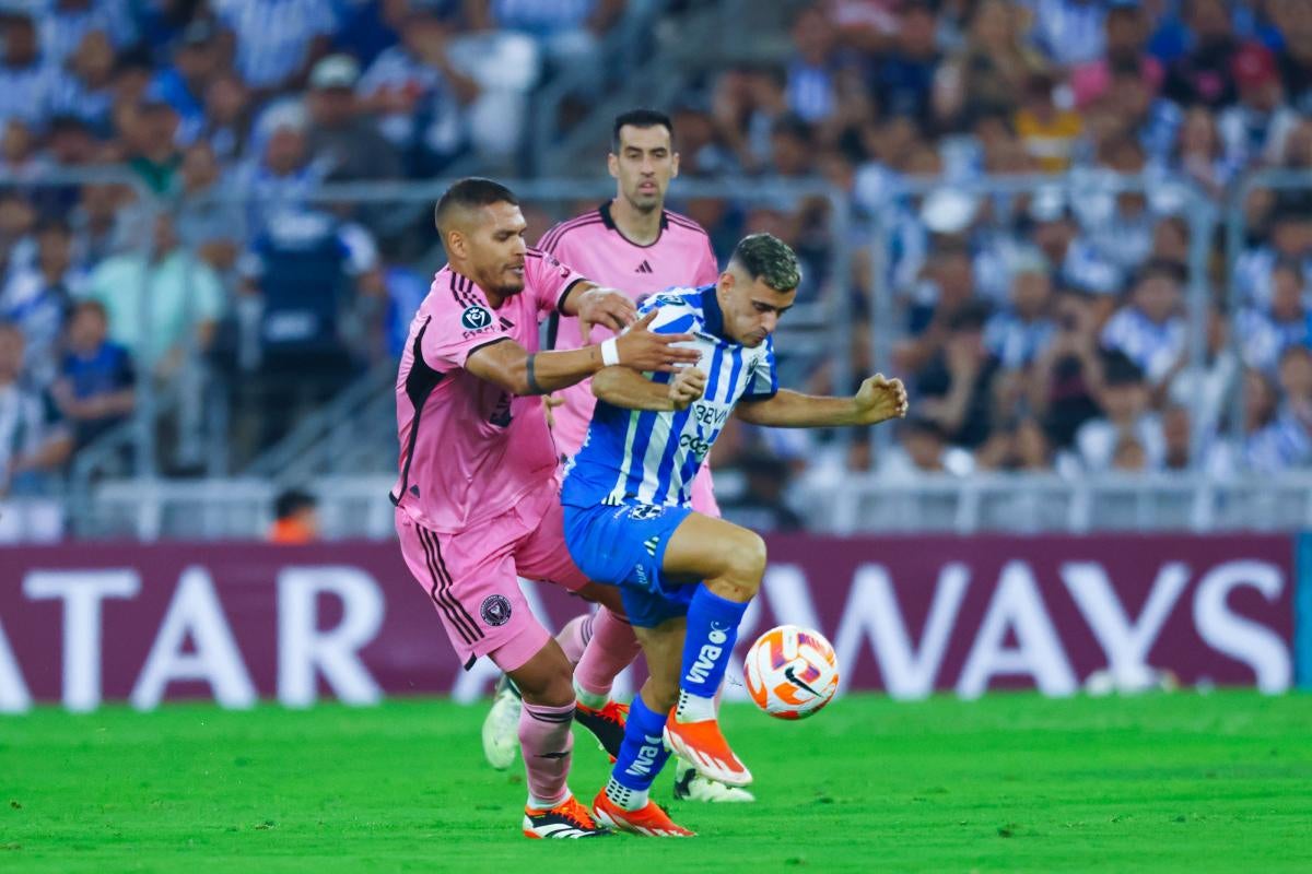 Freire en partido ante Rayados, con Inter Miami