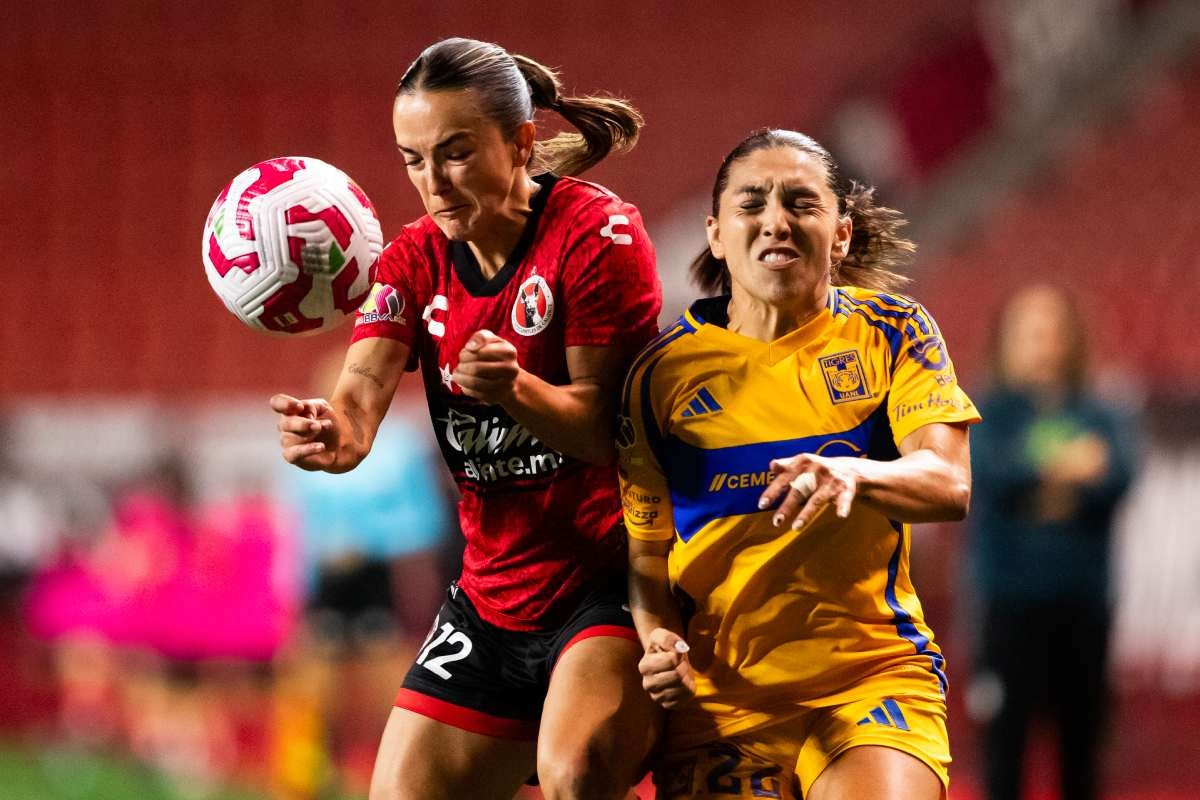 Tijuana y Tigres en partido de la Liga MX Femenil