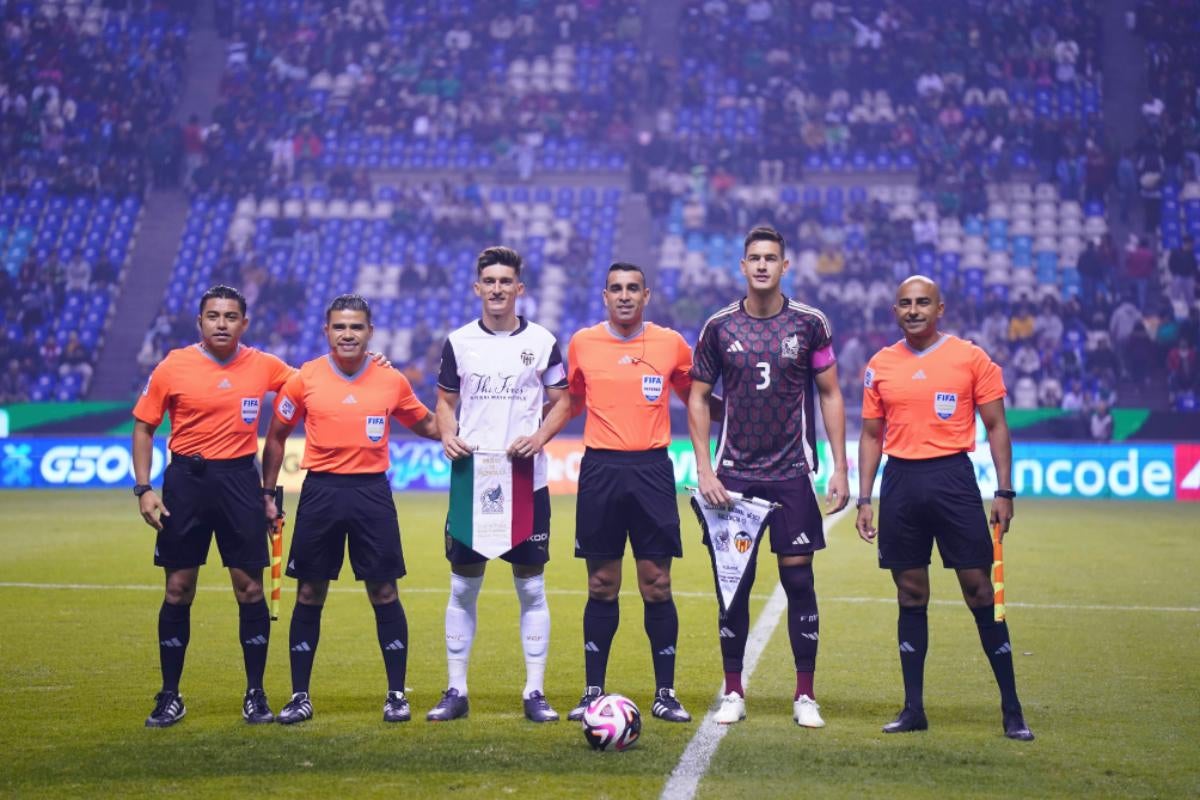 Selección Mexicana en partido de preparación contra Valencia 