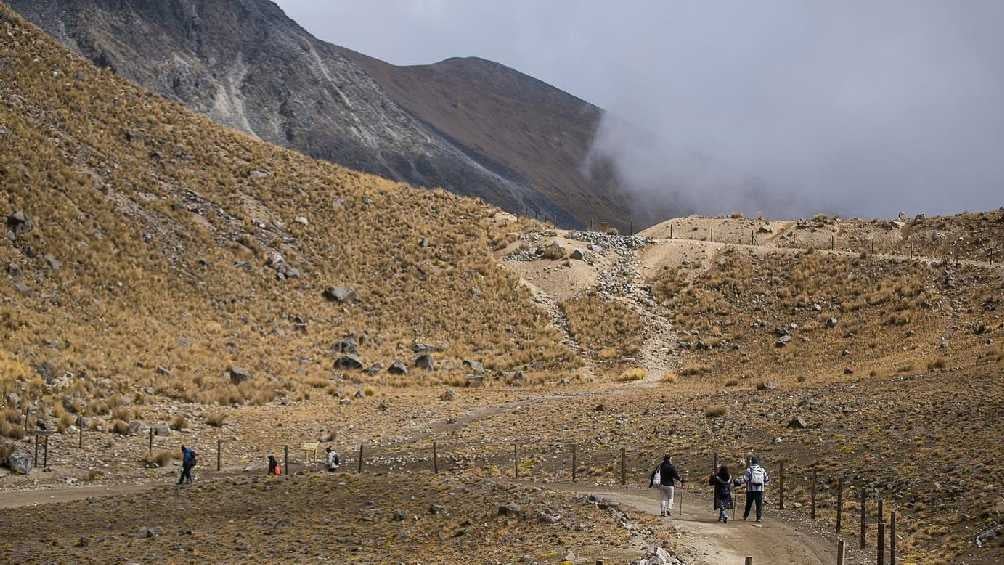 En estas vacaciones es común que visite el Nevado de Toluca./X: @EdomexTurismo