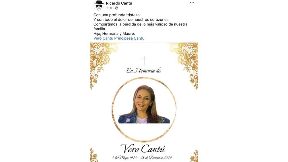 La noticia se dio a conocer en redes sociales por parte de sus familiares. | RS 