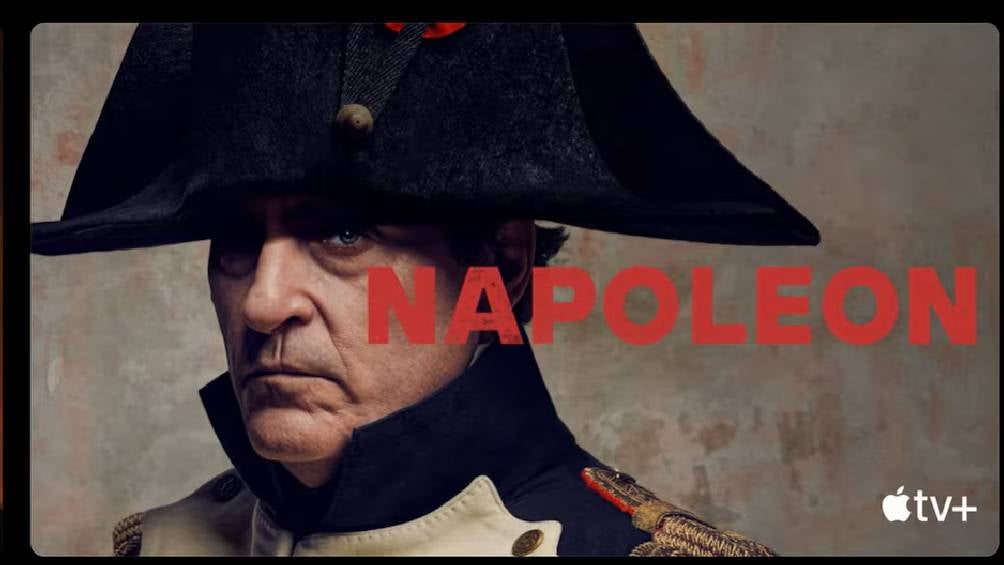 Entre las películas destacadas se encuentra Napoleón. | Apple 