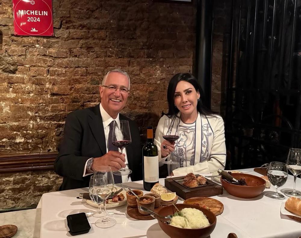 El empresario y su esposa invitaron a cenar a Luis Miguel / IG: @ricardosalinas