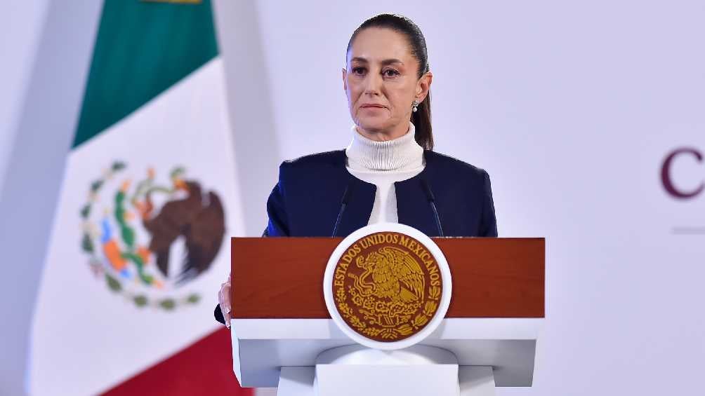 Trump dijo que ya habló con Claudia Sheinbaum sobre los cárteles del narco./Presidencia de México