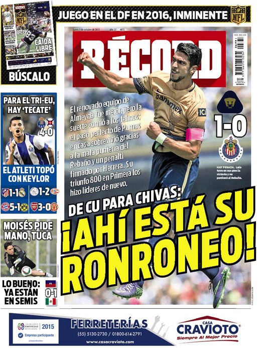 Portada 05 Octubre 2015