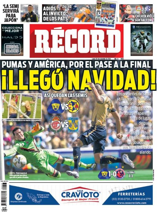 Portada 30 Noviembre 2015