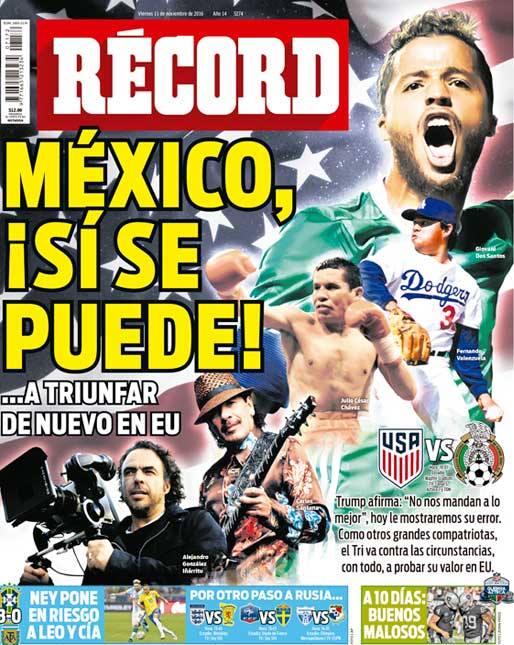 Portada 11 Noviembre 2016