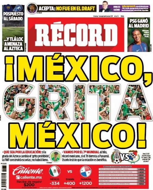 Portada 01 Septiembre 2017