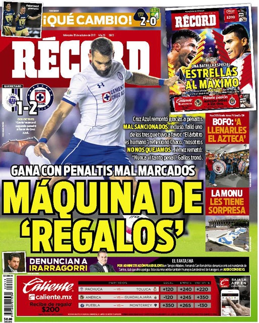 Portada 18 Octubre 2017