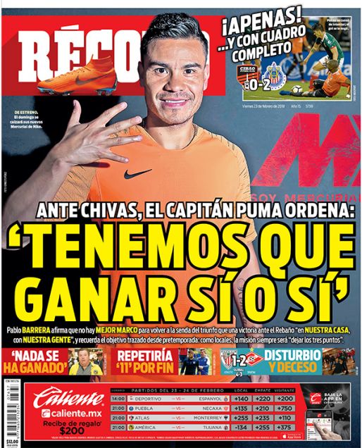 Portada 23 Febrero 2018