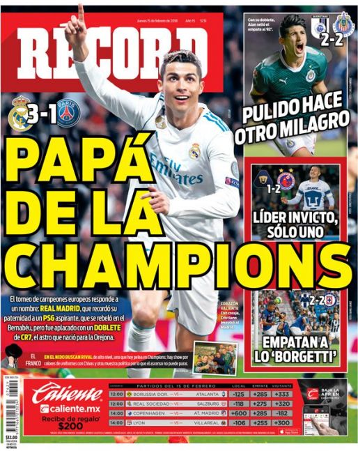 Portada 15 Febrero 2018