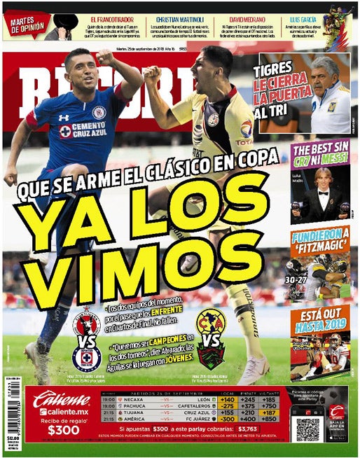 Portada 25 Septiembre 2018