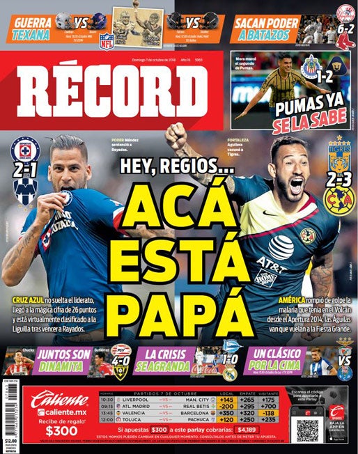 Portada 07 Octubre 2018