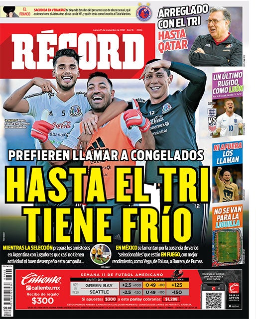 Portada 15 Noviembre 2018