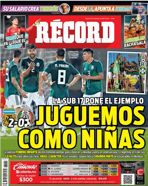 Portada 17 Noviembre 2018