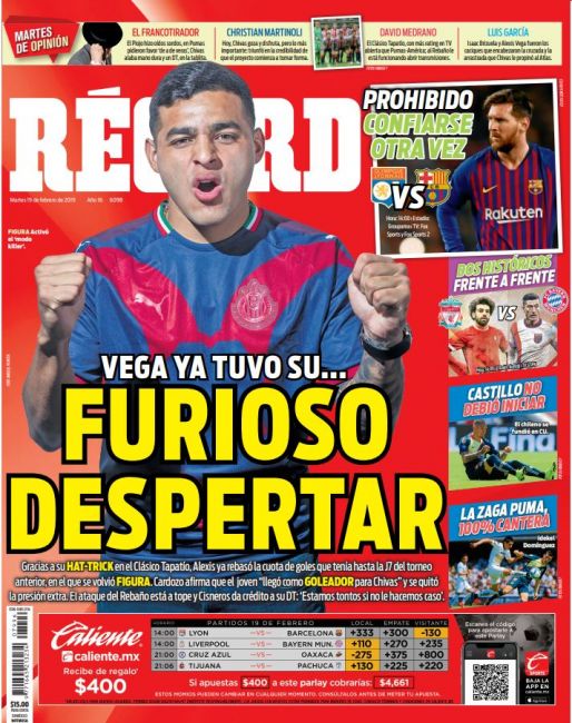 Portada 19 Febrero 2019