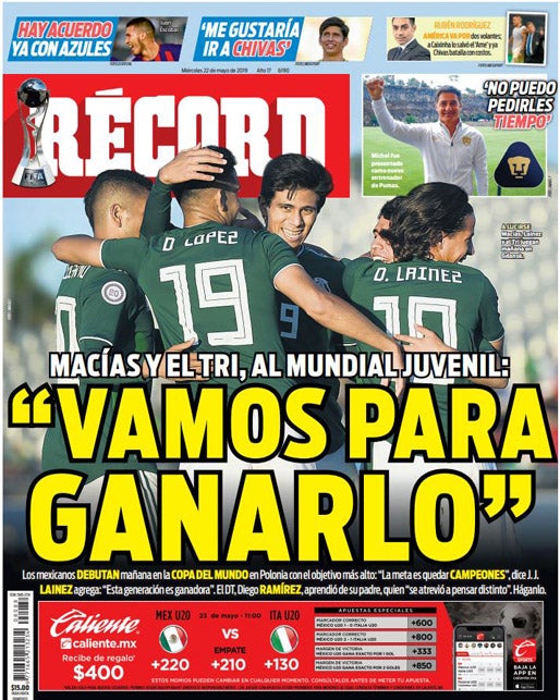 Portada 22 Mayo 2019