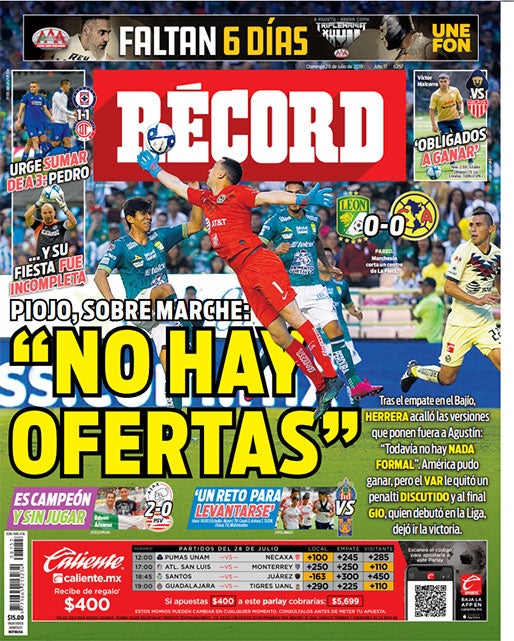 Portada 28 Julio 2019